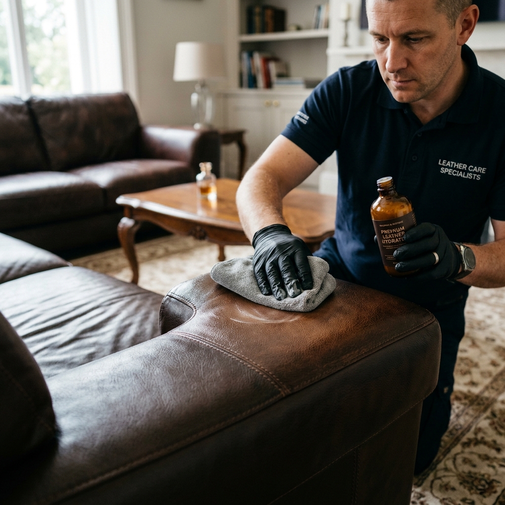 Hidratação de Couro